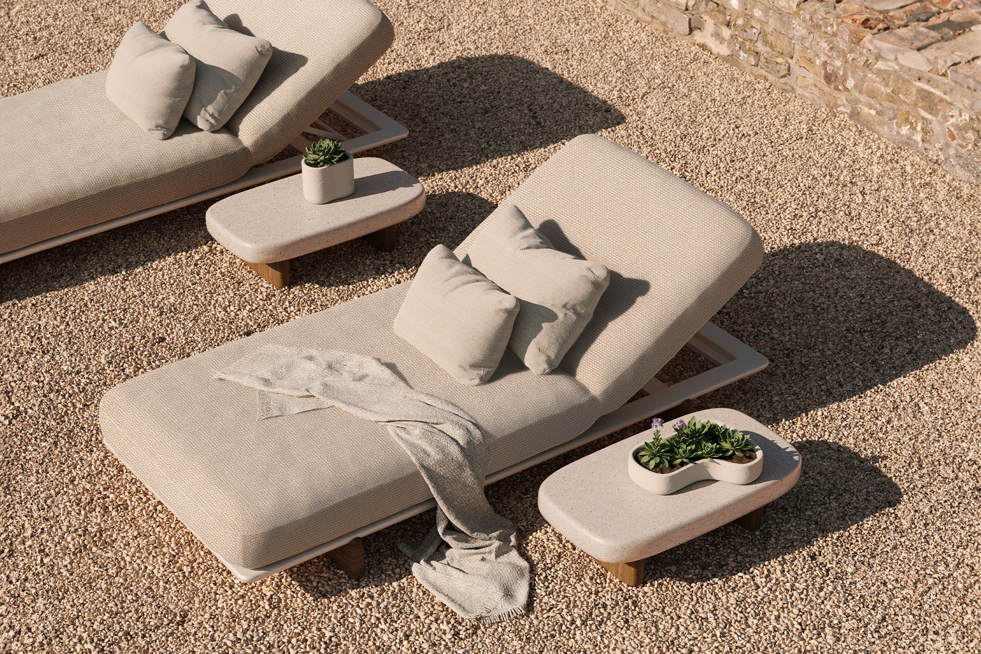 Vondom Milos Sunlounger – mediterrane Leichtigkeit in präziser Form
