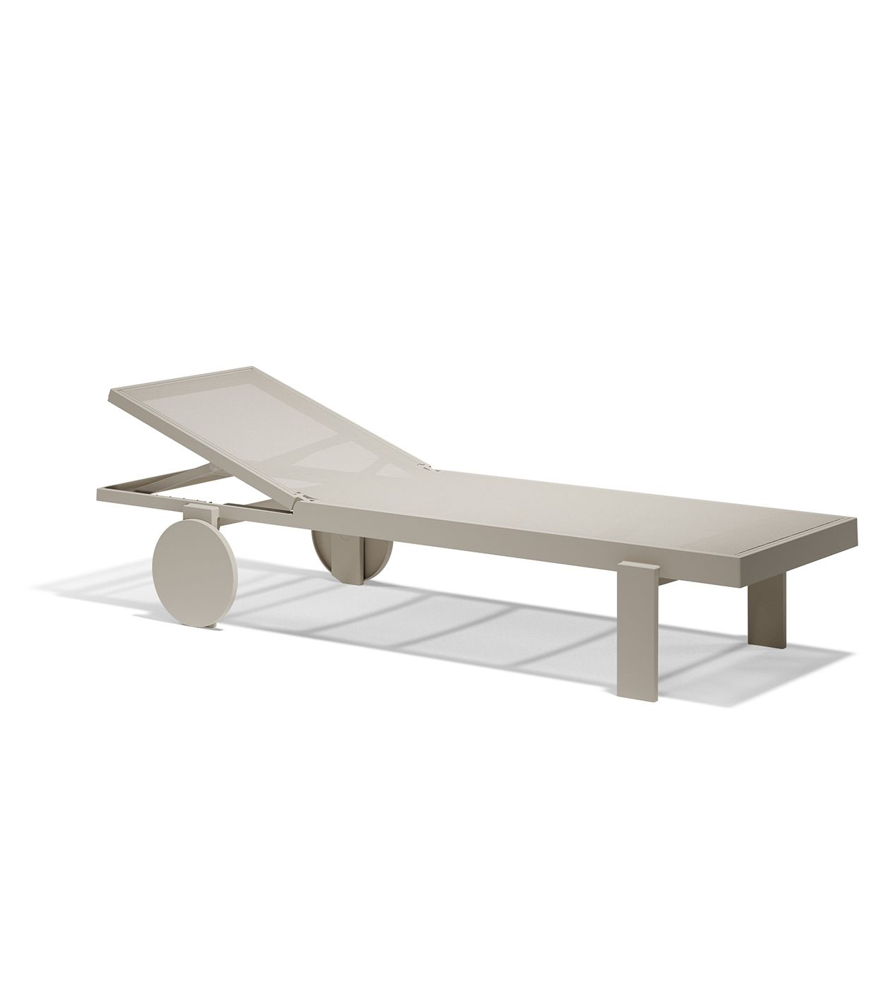 Vondom Gatsby Sonnenliege Beige-Ercu – Luxus unter freiem Himmel