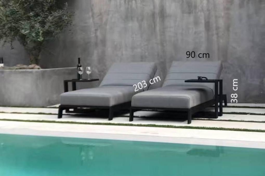 Bite Sunlounger Sunbrella
