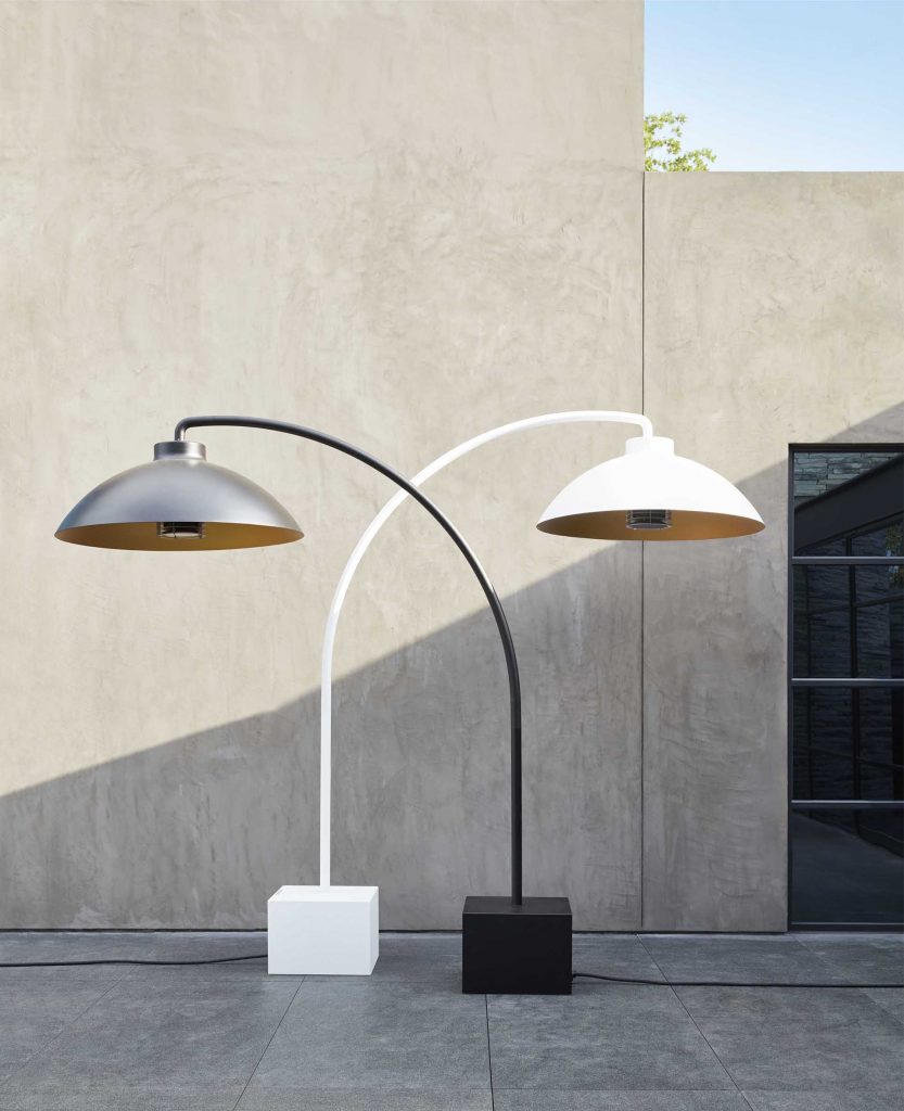 DOME Stehleuchte - INFRAROT Heizlampe