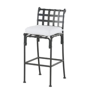 Designer Outdoor Barhocker mit wetterfesten Materialien für Terrasse, Garten und Gastronomie