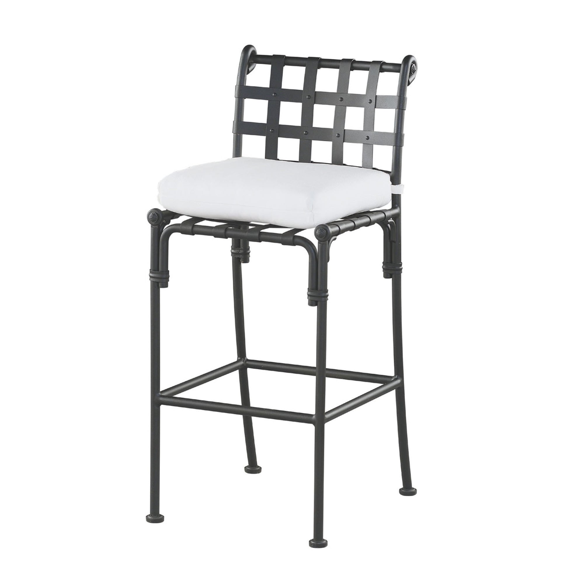 Designer Outdoor Barhocker mit wetterfesten Materialien für Terrasse, Garten und Gastronomie