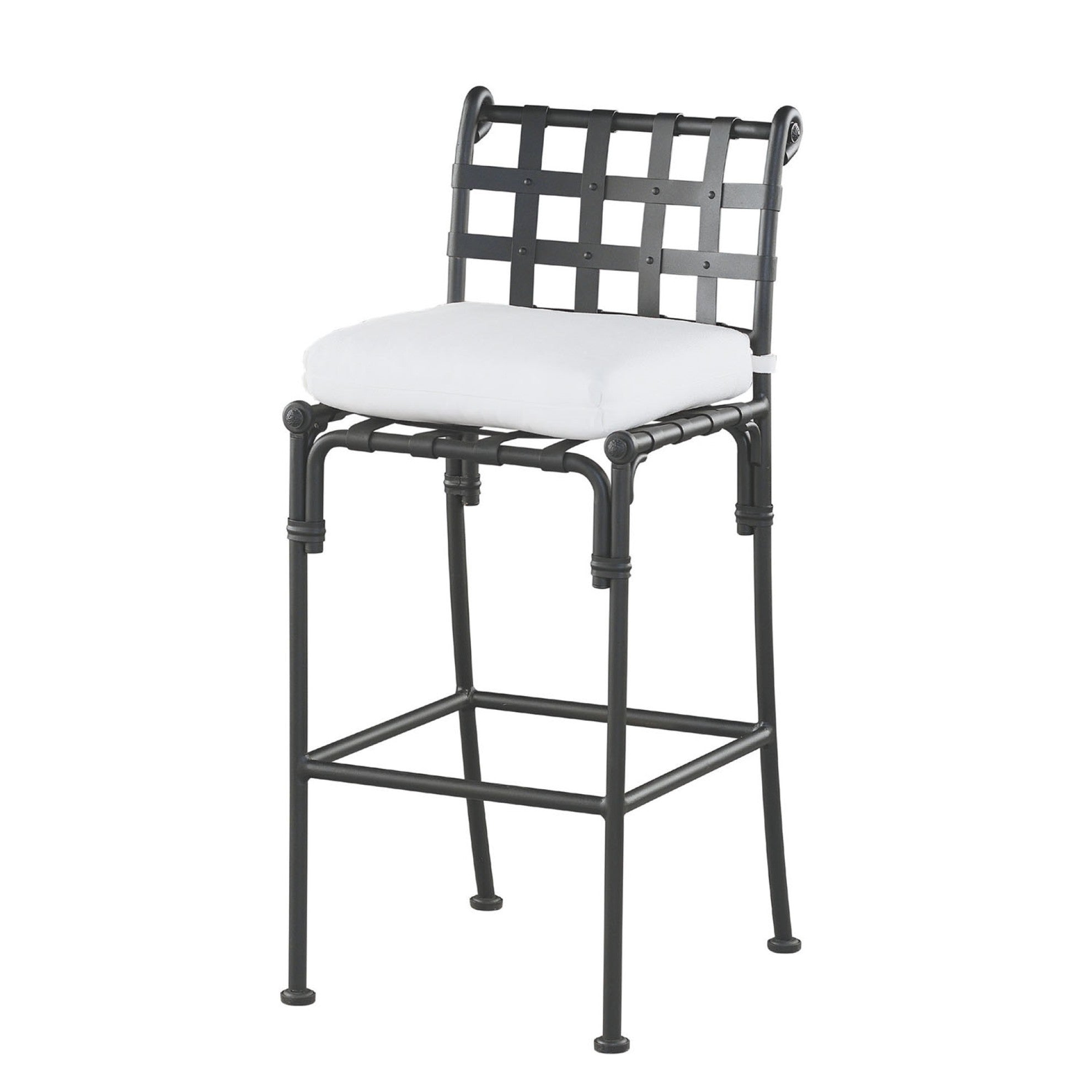 Designer Outdoor Barhocker mit wetterfesten Materialien für Terrasse, Garten und Gastronomie