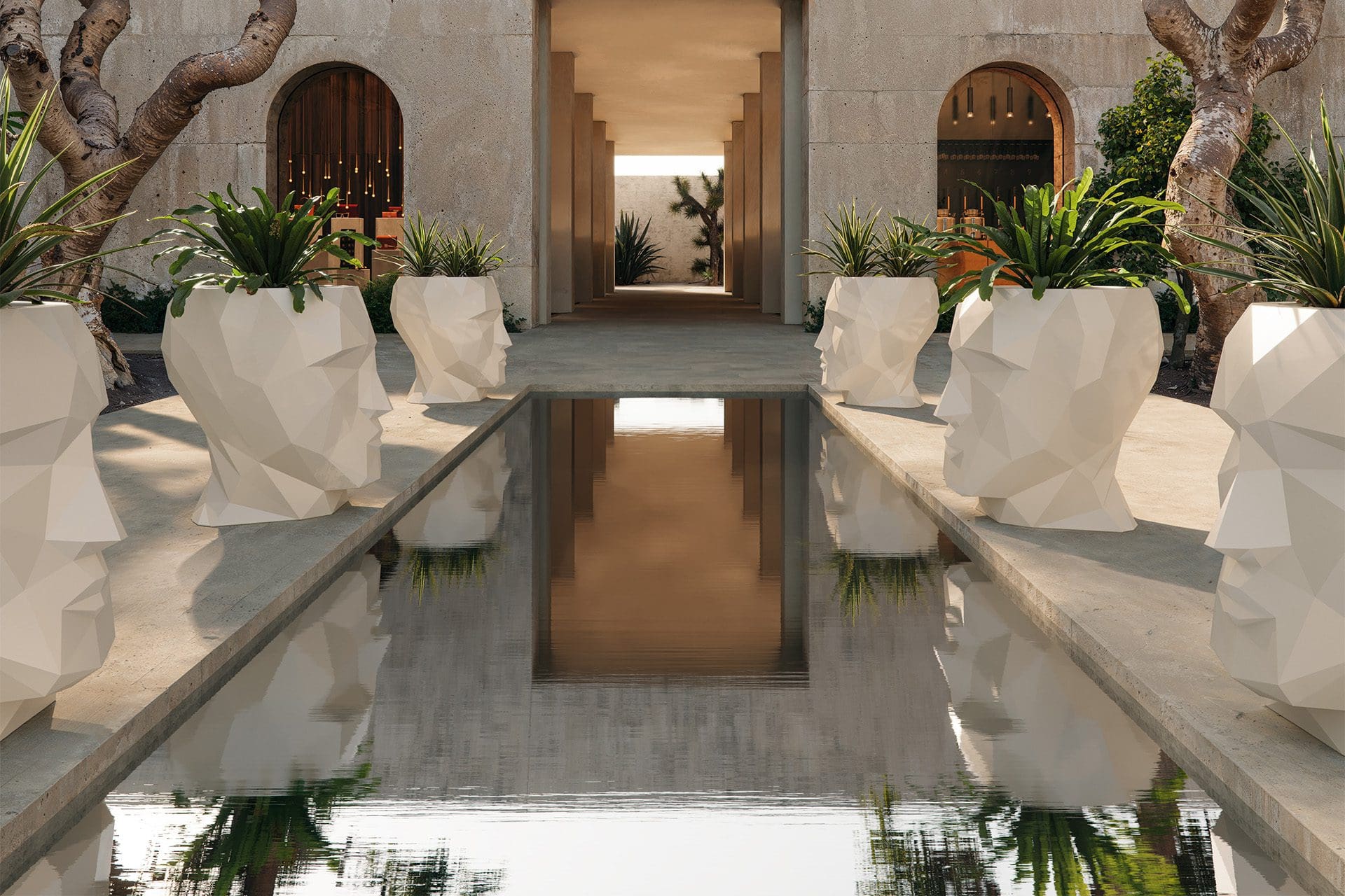 Vondom Adan Planter Groß – statement-design trifft funktionalität