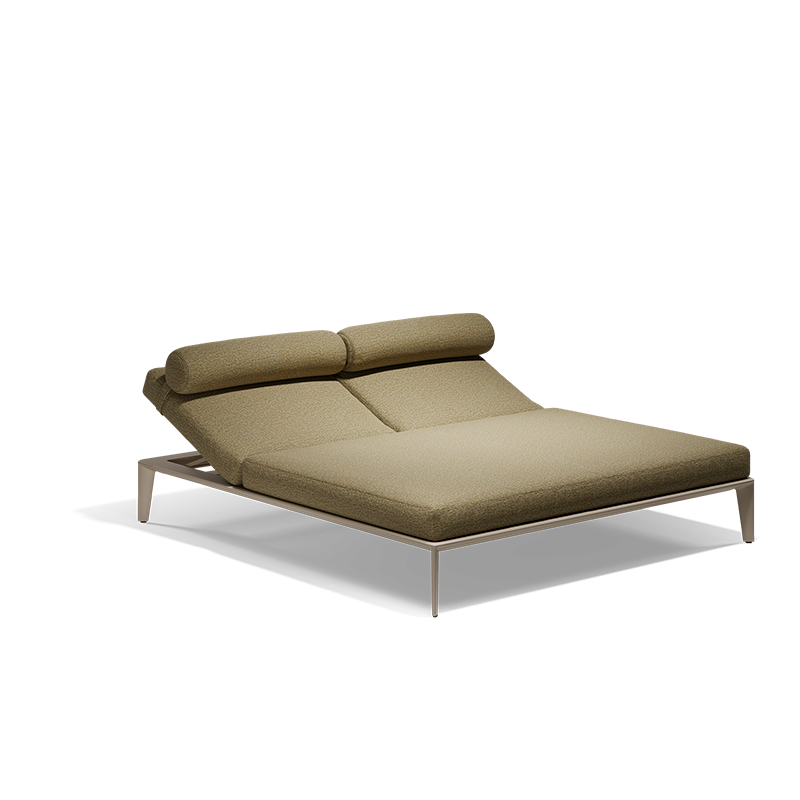 Vondom Pasadena Daybed Outdoor Lounge Daybed von Jean-Marie Massaud für Terrasse, Garten, Pool und Rooftop-Lounge