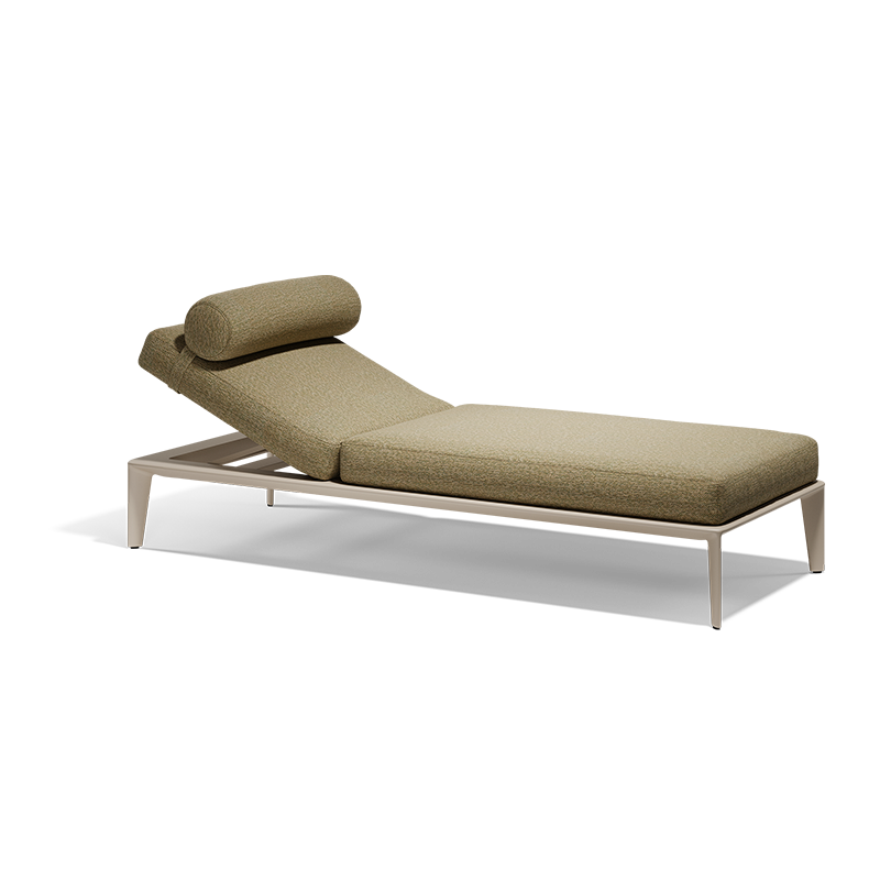 Vondom Pasadena Sun Lounger Outdoor Sonnenliege von Jean-Marie Massaud für Terrasse, Garten, Pool und Rooftop-Lounge