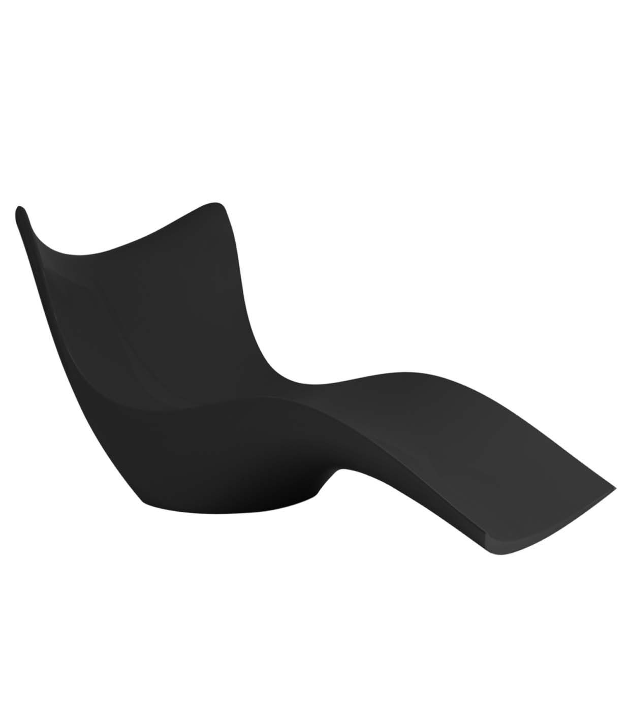 Vondom Surf Sonnenliege Schwarz – die Welle der Ruhe